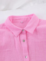 Azure Mist Pale Shorts Lounge Cotton Womens Pajamas