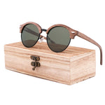 Meadow Slate Wooden Mens Sunglasses