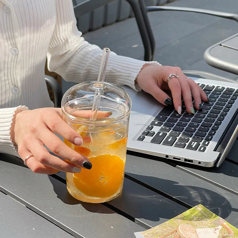 Iced Coffee Glass Mocha Cups | Hypoallergenic - Allergy Friendly - Naturally Free