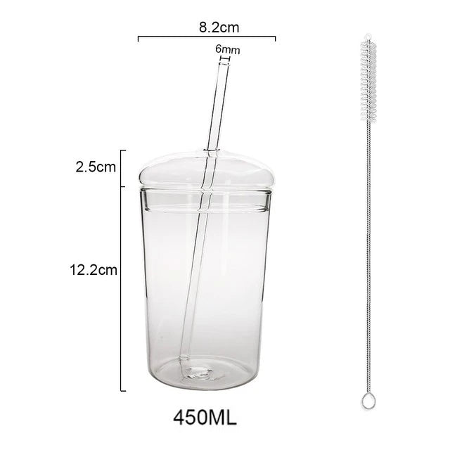 Iced Coffee Glass Mocha Cups | Hypoallergenic - Allergy Friendly - Naturally Free