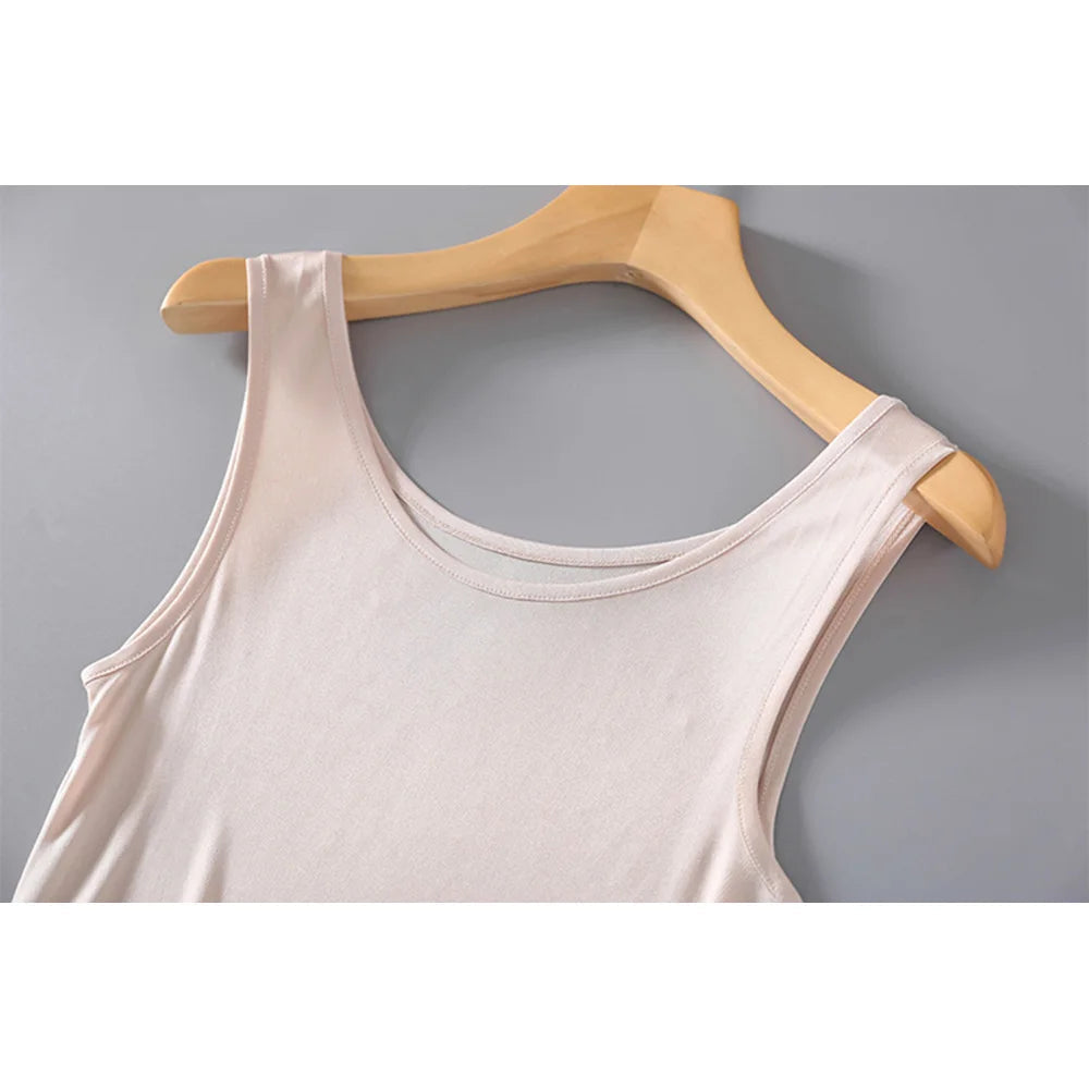 Ivory Slate Lace Slip Mulberry Silk Viscose Nightgown | Hypoallergenic - Allergy Friendly - Naturally Free