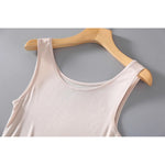 Ivory Slate Lace Slip Mulberry Silk Viscose Nightgown | Hypoallergenic - Allergy Friendly - Naturally Free