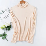 Maple Grove Thermal Pull Over Silk Viscose Shirt | Hypoallergenic - Allergy Friendly - Naturally Free