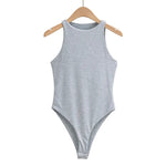 Mocha Cocoa Sleeveless Viscose Bodysuit | Hypoallergenic - Allergy Friendly - Naturally Free