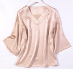 Pink Garden 16MM 100% Mulberry Silk Pajama Set | Hypoallergenic - Allergy Friendly - Naturally Free