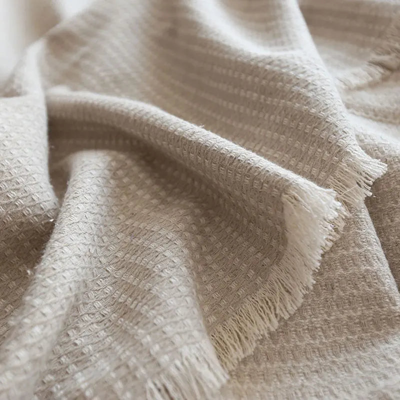 Sand Dune 100% Cotton Throw Blanket