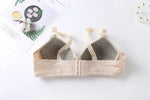 Lavender Fields Padded Push Up Wire Free Bamboo Cotton Viscose Womens Bra