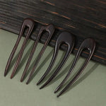 Ebony Mahogany Wooden Styling Accessory Hair Stick