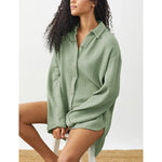 Rosewood Dusk 100% Cotton Womens Blouse