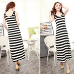 Breezy Coral Sleeveless Cotton Womens Dress