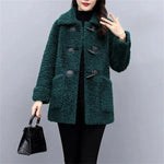 Winter GrainCashmere Wool Womens Coat