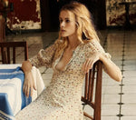 Floral SandCottonWomensDress