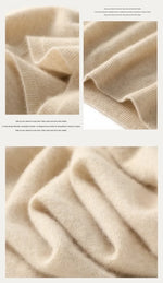 Sunset Heather Wool Womens Turtleneck