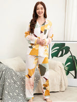 Misty Blossom Floral Womens Pajamas Viscose