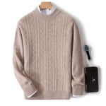 Forest Mist Thicker Mens Sweater Wool