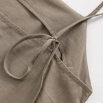 Azure Ocean Mini Womens Cotton Linen Dress