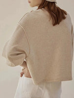 Oat Latte 100% Cotton Womens Sweatshirt