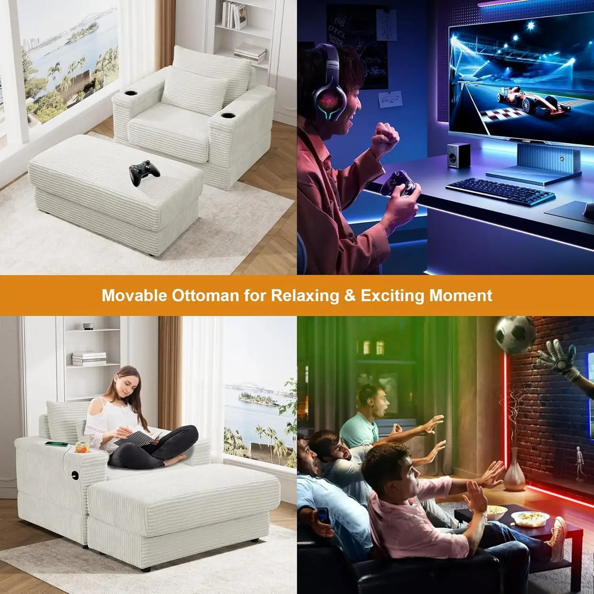 Twilight Mist Calm Cotton Lounge