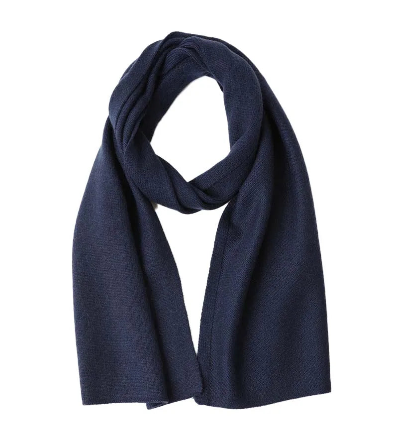 Red Berries Knit 100% Cashmere Womens Scarf