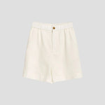 Twilight Moss Cotton Linen Womens Shorts