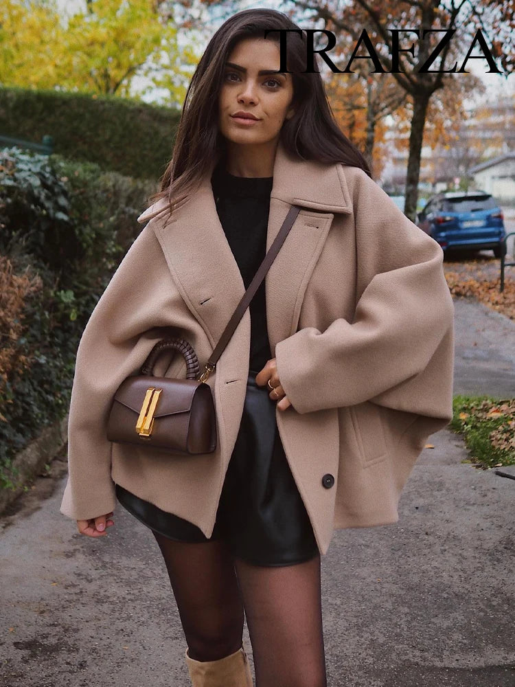 Moss Mist Office Cashmere Womens Coat