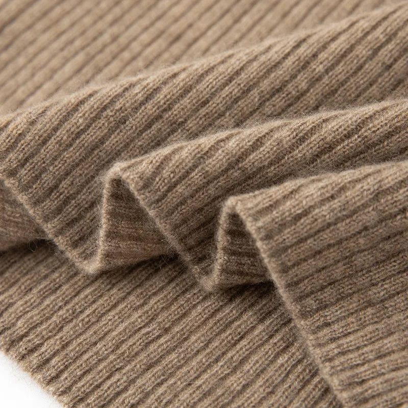 Ivory Snow Knit 100% Cashmere Womens Halter Top