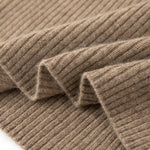 Ivory Snow Knit 100% Cashmere Womens Halter Top