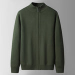 Moss Granite 100% Cotton Mens Cardigan