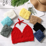 Ocean Beach Cotton Knit Womens Halter Top