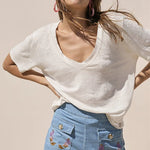 Mist Lavender 100% Cotton Womens Top