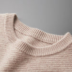 Crimson Lake Stripes Casual Cashmere Men Sweater