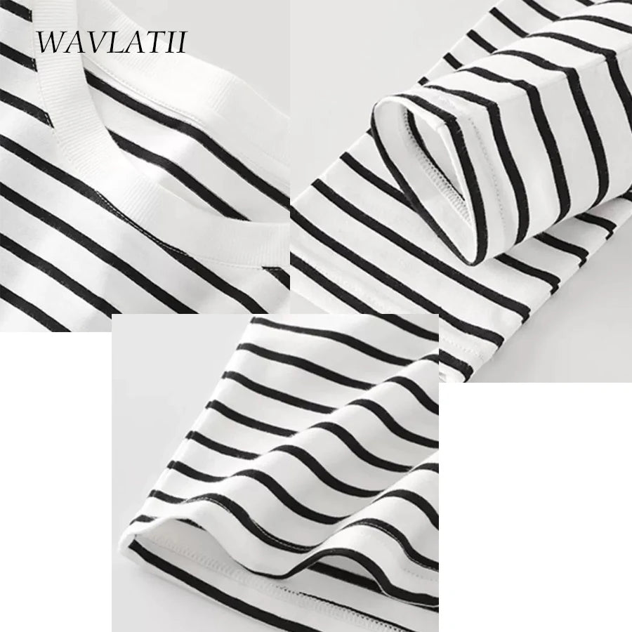 Noir Pathways Stripes Long Sleeve Cotton Womens Shirt