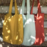 Meadow Sand Womens Cotton Linen Tote Bags