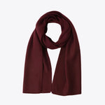 Red Berries Knit 100% Cashmere Womens Scarf