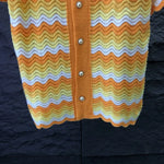 Summit Gold Stripes Lounge Cotton Mens Cardigan