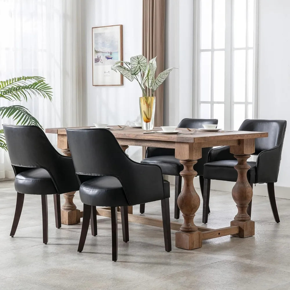 Sand Dune 4Pcs Polyester Dining Chairs