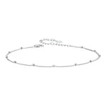 Silver Stream Womens 925 Sterling Silver Anklet