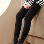 Early Smog Ribbed 100% Cashmere Womens Leggings