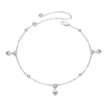 Silver Stream Womens 925 Sterling Silver Anklet