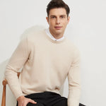 Crimson Maple Knit Mens Cashmere Sweater