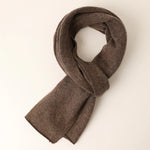 Red Berries Knit 100% Cashmere Womens Scarf