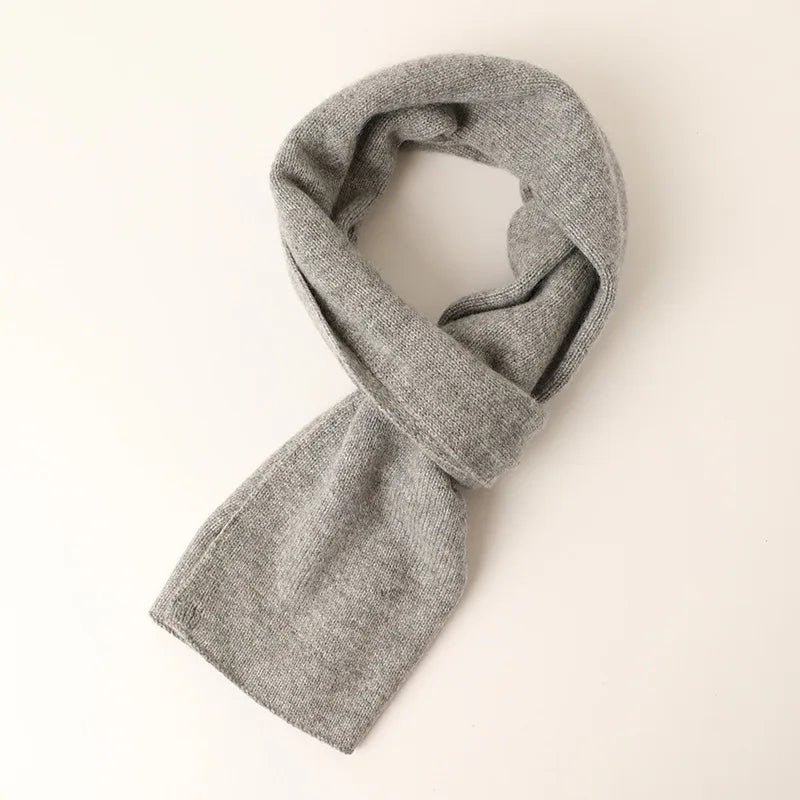 Red Berries Knit 100% Cashmere Womens Scarf