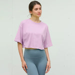 Gentle Forest Solid Casual Top Cotton Womens Top