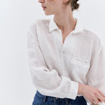 Gentle River Linen Womens Blouse
