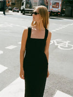 Crimson Sunset Womens Dress Cotton Linen