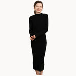 Tawny Horizon Knit Sweater 100% Cashmere Womens Dress