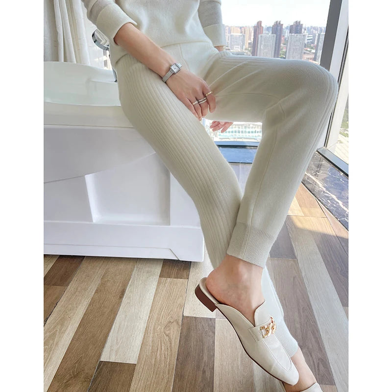 Golden Dune 100% Merino Wool Womens Leggings