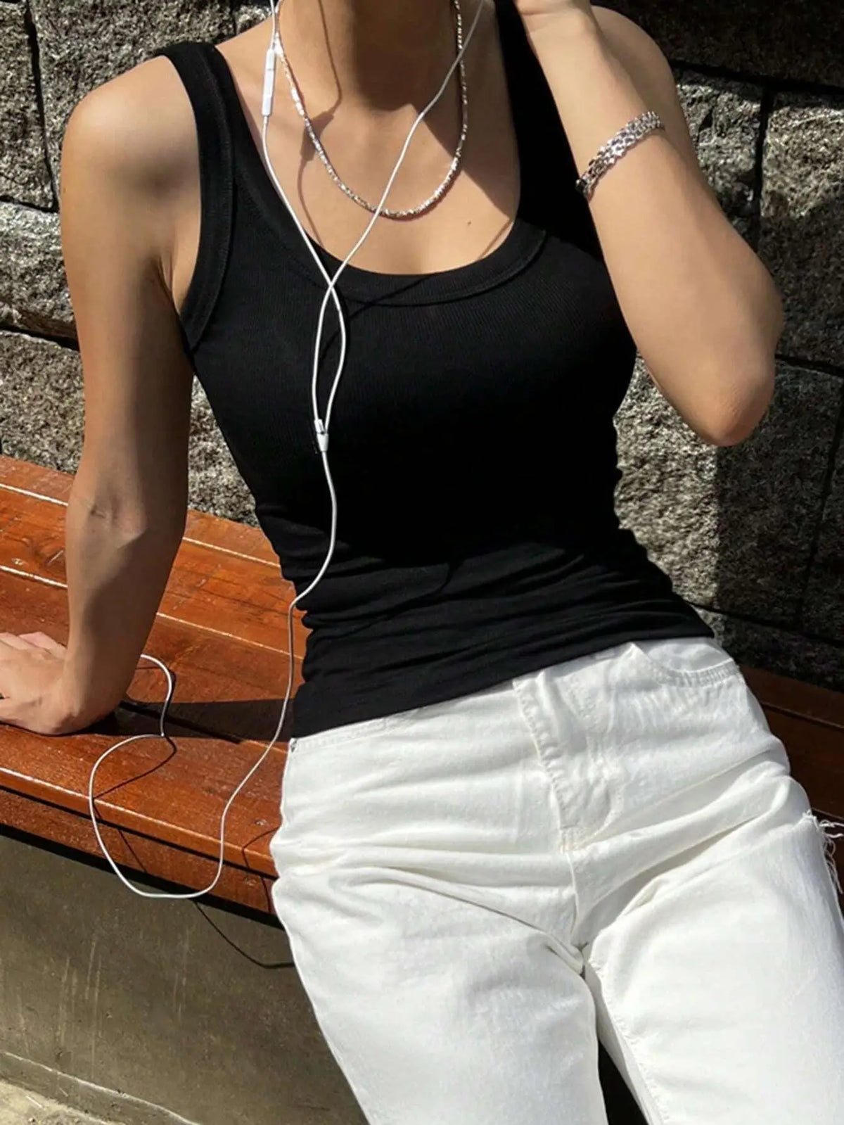 Ice Lands Cotton Viscose Womens Tank Top