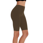 Green Grapes Activewear Knee Length Cotton Womens Leggings