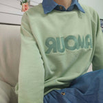 Sunset CoralCotton Womens Sweatshirt